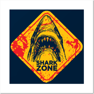 Shark Zone Posters and Art